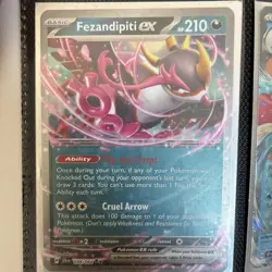 Pokemon Fezandipity EX 038/064 NM Double Rare Shrouded Fable - Image 1