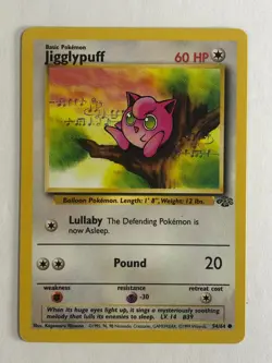 Pokemon TCG Jungle Set Jigglypuff 54/64 Light Played - Image 1