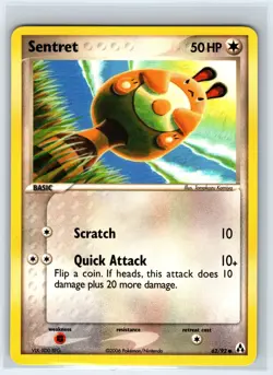 Sentret 62/92 Common Legend Maker Pokemon Near Mint - Image 1