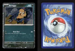 Scraggy 186 Holo Scarlet & Violet Promo NM/M Pokemon - Image 3