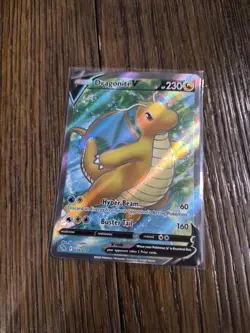 Dragonite V (Full Art) 076/078 Pokemon GO Holo - Image 1