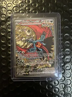 Pokemon Roaring Moon ex Sv: Prismatic Evolutions SIR Holo 162/131 230 HP - Image 1