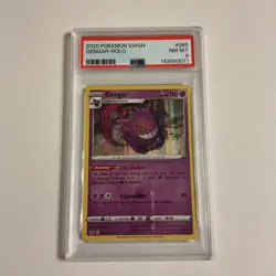 2020 POKEMON SWSH GENGAR-HOLO PSA 8 - Image 1