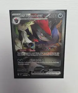 N's Zoroark EX Journey Together SIR 185/159 Full Art Holo English - Image 2