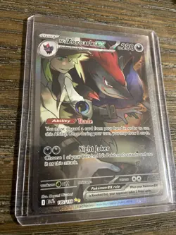 N's Zoroark EX 185/159 Pokemon TCG Journey Together Special Illustration Rare NM - Image 1