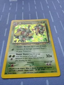 Bellossom HOLO 3/111 Neo Genesis - Vintage Pokemon 2000 - Image 4