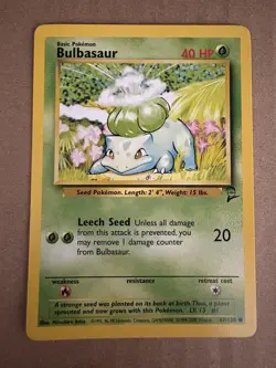 Pokemon - Base Set 2 - Bulbasaur 067/130 - Common NM - Image 1