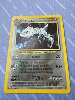 Steelix HOLO RARE 15/111 Neo Genesis VINTAGE 2000 Pokemon - Image 3