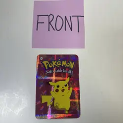Pokemon Pocket Monsters PIKACHU 025 Vending Prism CHARIZARD Holo Bandai Carddass - Image 1