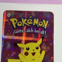 Pokemon Pocket Monsters PIKACHU 025 Vending Prism CHARIZARD Holo Bandai Carddass - Image 2