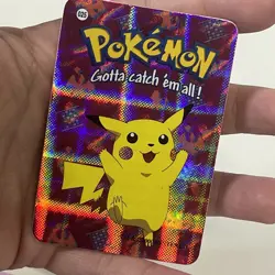 Pokemon Pocket Monsters PIKACHU 025 Vending Prism CHARIZARD Holo Bandai Carddass - Image 4