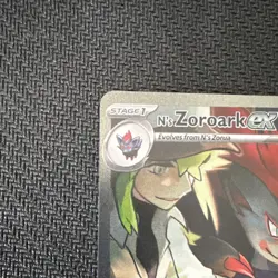 Pokemon N's Zoroark ex 185/159 Sv09 Special Illustration Rare Holo 280HP ENG - Image 2