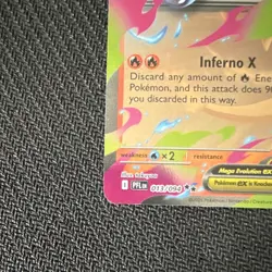 Pokemon Mega Charizard X Ex 013/094 Phantasmal Flames Double Rare Holo 360HP Eng - Image 4