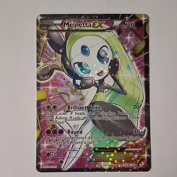Pokemon Meloetta EX RC25/RC25 Radiant Collection Ultra Rare Full Art Holo 110 HP - Image 1