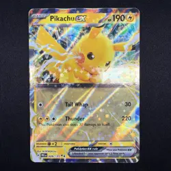 Pikachu ex 028/131 Sv: Prismatic Evolutions Holo Pokemon TCG - NM MINT - Image 1