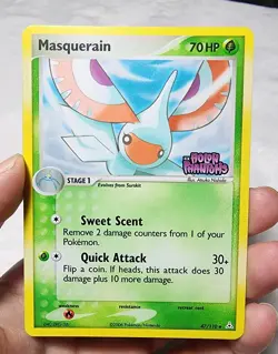 Pokemon TCG Masquerain Holon Phantoms 47/110 Reverse Holo Stamped NM - Image 1