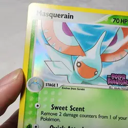 Pokemon TCG Masquerain Holon Phantoms 47/110 Reverse Holo Stamped NM - Image 2