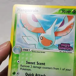 Pokemon TCG Masquerain Holon Phantoms 47/110 Reverse Holo Stamped NM - Image 3