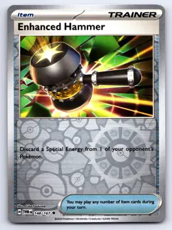 Pokemon SV06: Twilight Masquerade Enhanced Hammer TWM Reverse Holo 148/167 NM - Image 1