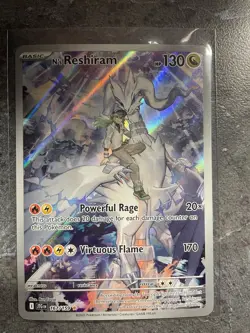 N'S RESHIRAM Pokemon SV Journey Together Illustration Rare 167/159 Promo - Image 1