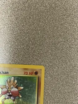 Hitmonchan 7/102 Holo Holo Rare Base Set Unlimited -MODERATELY PLAYED- - Image 5