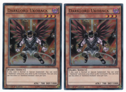 2x Darklord Ukoback - (DUSA-EN022 - 1st Ed - Ultra Rare) - NM - Yugioh - Image 1
