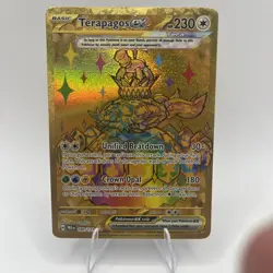 Pokemon Terapagos ex - Hyper Rare SV: Prismatic Evolutions 180/131 NM Holo - Image 1