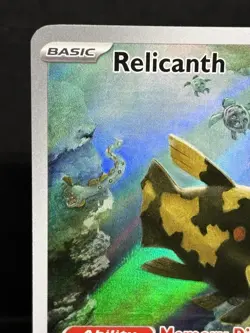 2024 Pokemon SV Temporal Forces Relicanth #173/162 Illustration Rare - Image 2