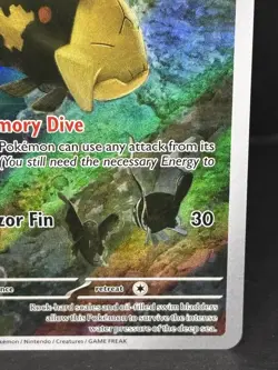 2024 Pokemon SV Temporal Forces Relicanth #173/162 Illustration Rare - Image 4