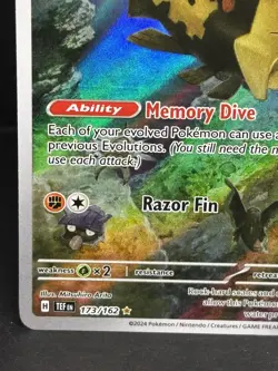 2024 Pokemon SV Temporal Forces Relicanth #173/162 Illustration Rare - Image 5