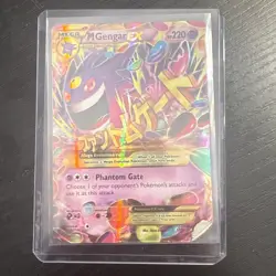 Pokemon M Gengar EX Full Art Ultra Rare Holo XY Phantom Forces 35/119 DAMAGED - Image 1