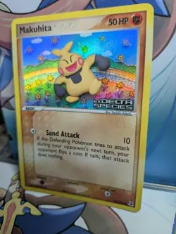 Pokemon TCG Makuhita 75/113 Reverse Holo STAMPED EX Delta Species - Image 2