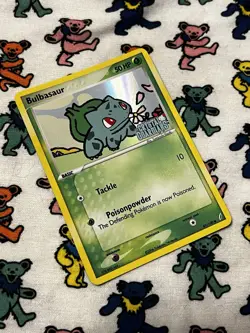 POKEMON TCG Bulbasaur 45/100 Reverse Holo - Crystal Guardians (Holo Print Error) - Image 1