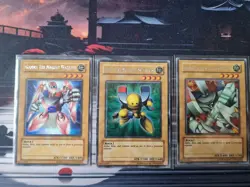 Yugioh Kartenset / Kartensammlung Selten 3x Magnet Warrior DOR E - Image 1