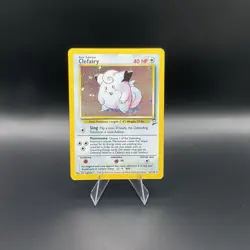 Pokemon 1999 Base Set 2 Clefairy Holo 6/130 SWIRL - Image 1