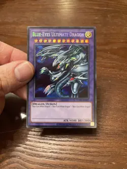 Yugioh Blue-Eyes Ultimate Dragon LCKC-EN057 Secret Rare NM - Image 3