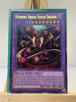Yugioh! Starving Venom Fusion Dragon | MP17-EN147 | Secret Rare | 1st Ed. | NM - Image 1