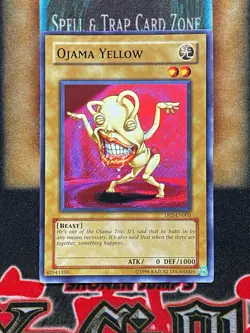Yugioh Ojama Yellow DP2-EN003 Common NM - Image 1