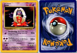Pokemon Card - Jynx Base Set Unlimited 31/102 1999 Uncommon Damaged - Image 3