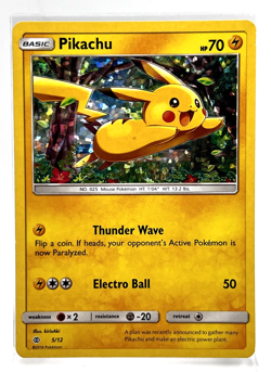 Pikachu 5/12 Holo McDonald's Promo Pokemon Card 2016 LP - Image 1