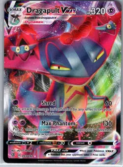 Dragapult VMAX 093/192 SWSH02: Rebel Clash - Pokemon Card - NM - Image 1