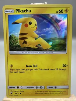 Pikachu - 28/73 - Holo Promo Rare Shining Legends Set - Pokemon Card - Image 1