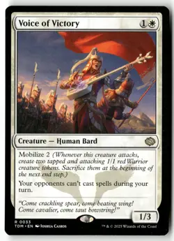 Voice of Victory 33 Rare Magic: The Gathering Near Mint - Image 1