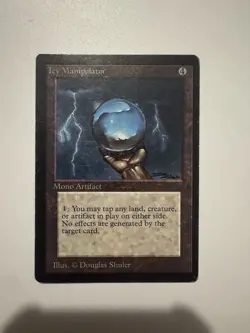 MTG Icy Manipulator Beta HP Magic The Gathering Wizards Of The Coast Vintage - Image 1