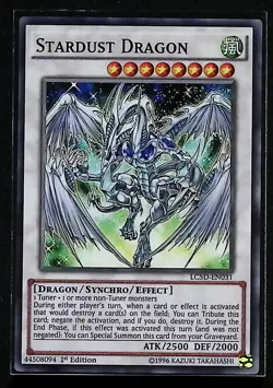Stardust Dragon - LC5D-EN031 - Common - 1st Edition Yugioh - Image 1