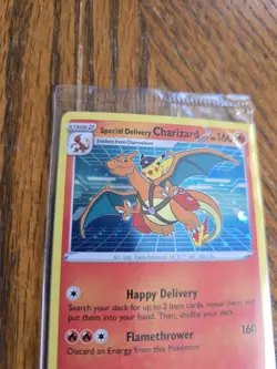 Pokemon Special Delivery Charizard Promo SWSH075 Holo Sealed New Little swirl. - Image 3