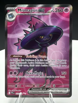 Pokemon Mismagius ex Full Art Ultra Rare Lot 112/094 + 036/094 Phantasmal Flames - Image 3