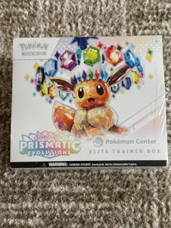 Prismatic Evolutions Pokemon Center Elite Trainer Box ETB Sealed - Image 1
