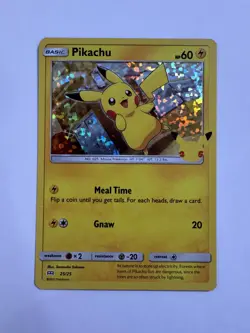 Pokemon TCG Pikachu Mcdonald's Promos Technologies 25/25 Holo Promo - Image 1