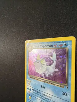 Dark Vaporeon 9/110 Legendary Collection Holo HP Pokemon TCG WOTC 2002 English - Image 3